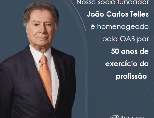 NOTÍCIA – Nosso sócio fundador, João Carlos Telles, é homenageado pela OAB por 50 anos de exercício da profissão